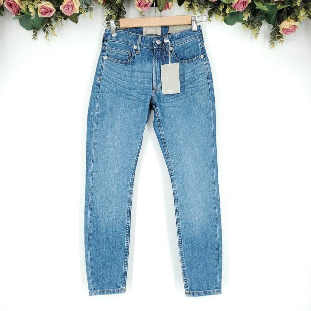 Everlane Mid Rise Medium Wash Ankle Jean 23